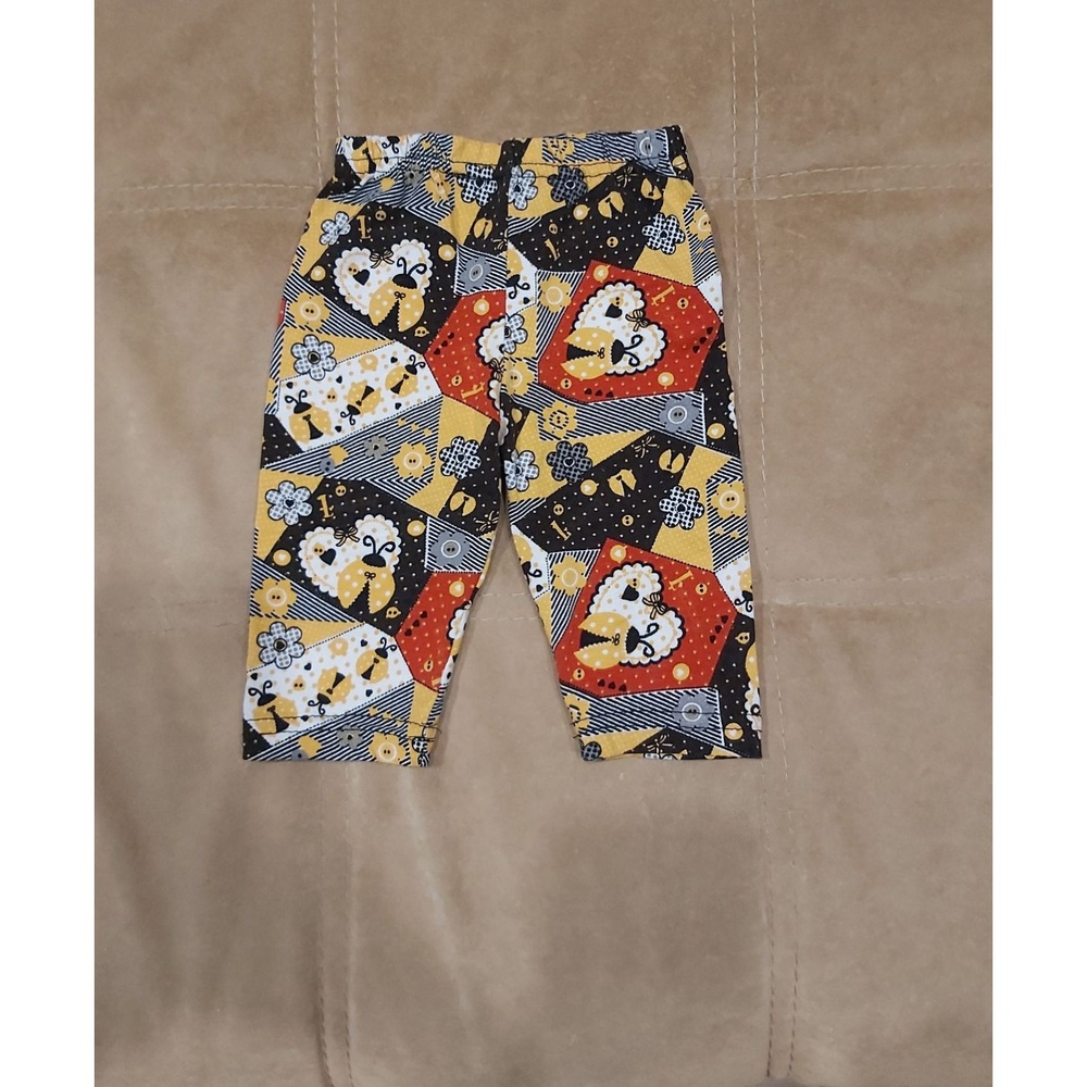 Leggings Girls' Multi-color EUC Patchwork print